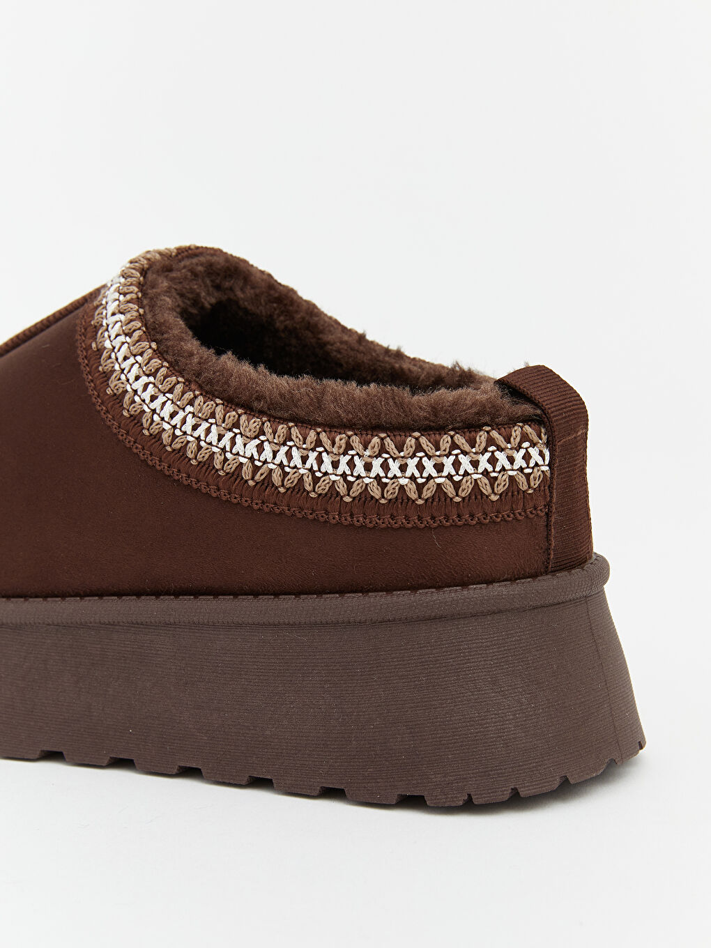 أحذية شبشب بني امرأة-4