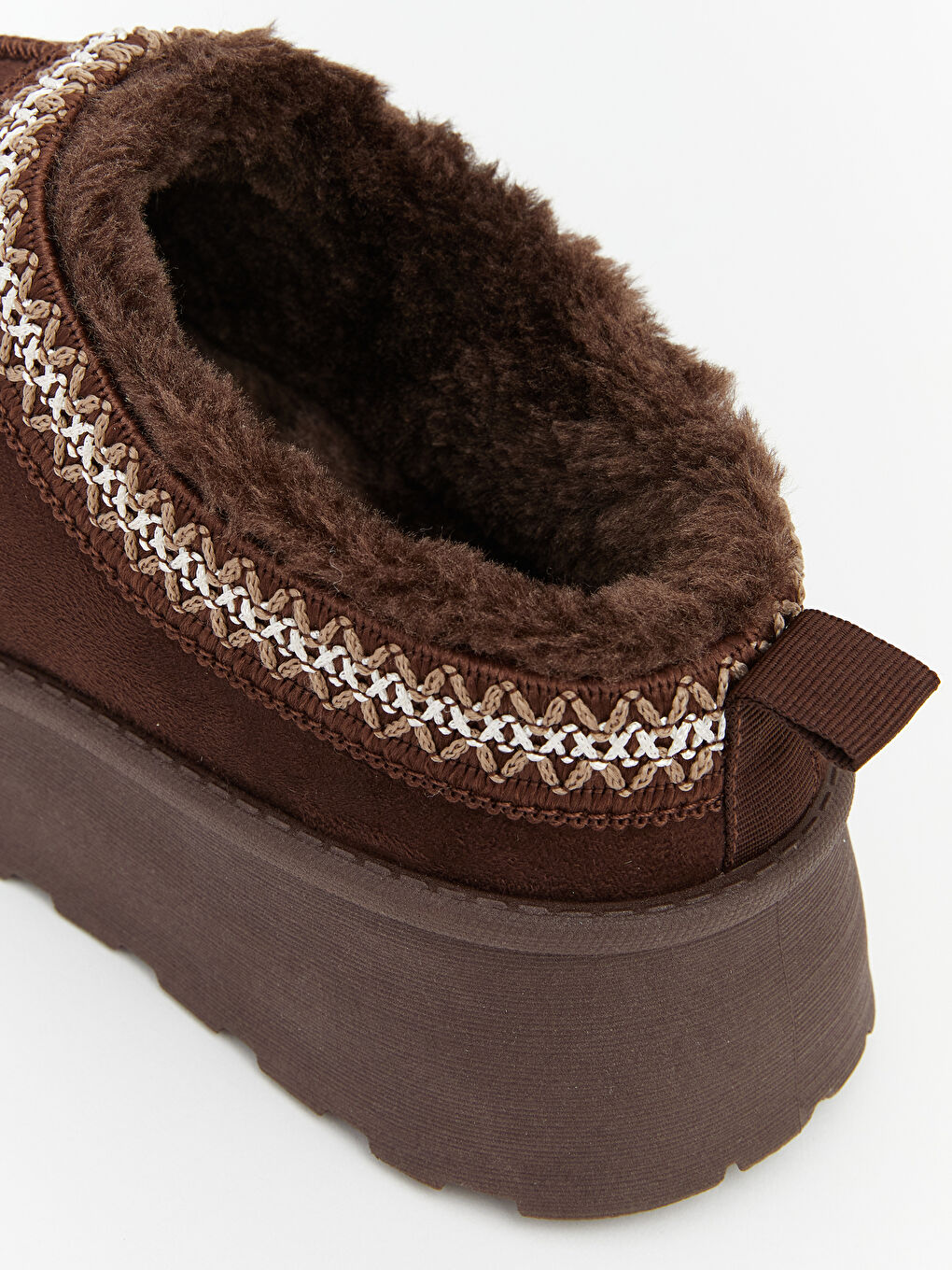 أحذية شبشب بني امرأة-5