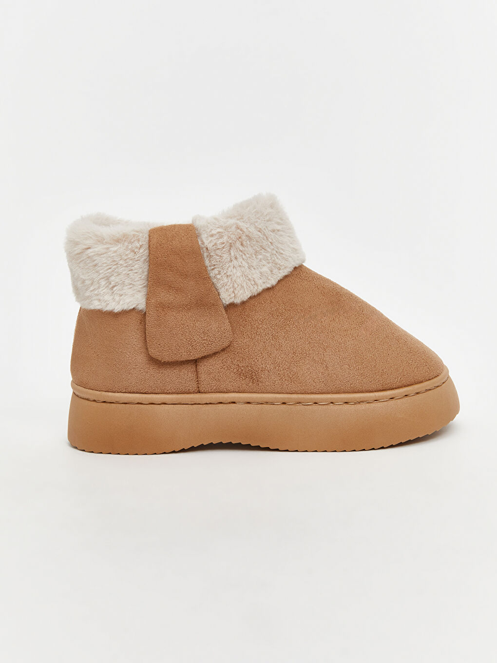 Self Patterned Plush Women's House Boots-1