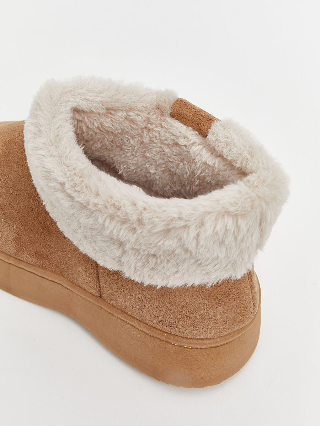 Self Patterned Plush Women's House Boots-5