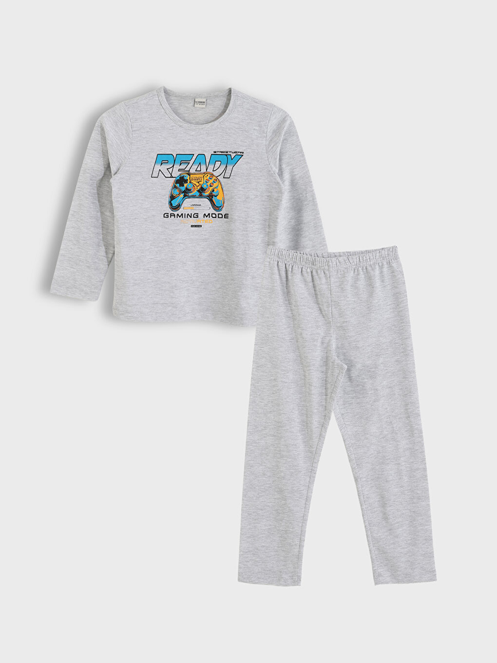 Crew Neck Boys' Pyjama Set