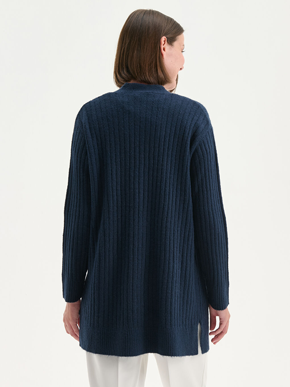 Shawl Collar Women's Knitwear Cardigan-3