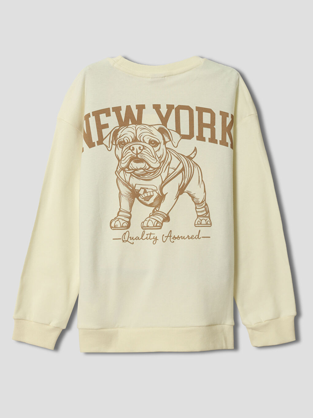 تيشيرت ياقة دائرية مطبوع للأولاد-1