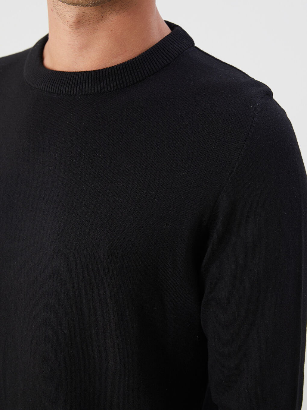 Pull-over Col rond Manches longues pour Hommes en Tricot-6