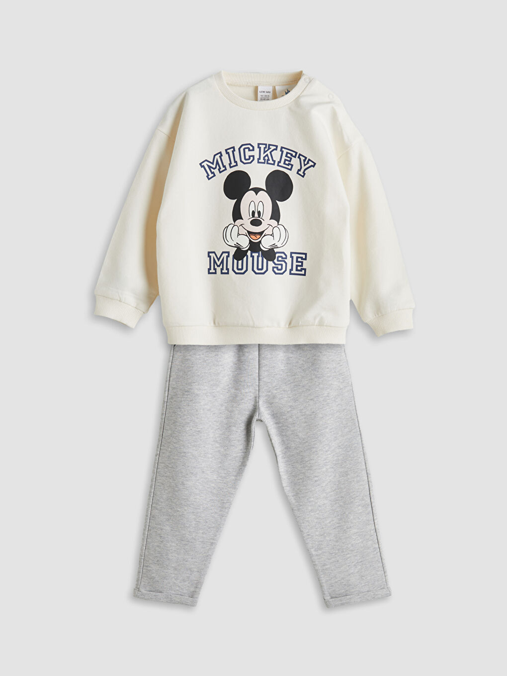 سویشێرت و پانتۆڵی تراکسوت چاپکراوی Mickey Mouse یه‌خه‌ خڕ بۆ منداڵی کوڕ ٢ تەوەر