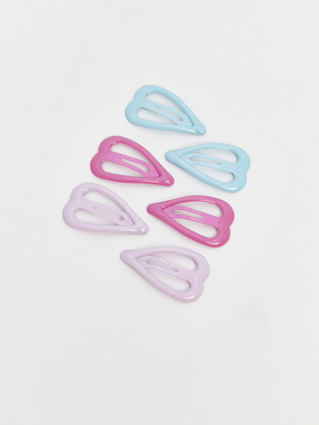 LCW ACCESSORIES مجموعة مشابك شعر بنات منقوشة بنجمة - سيكس باك -W5AT55Z4-QBC