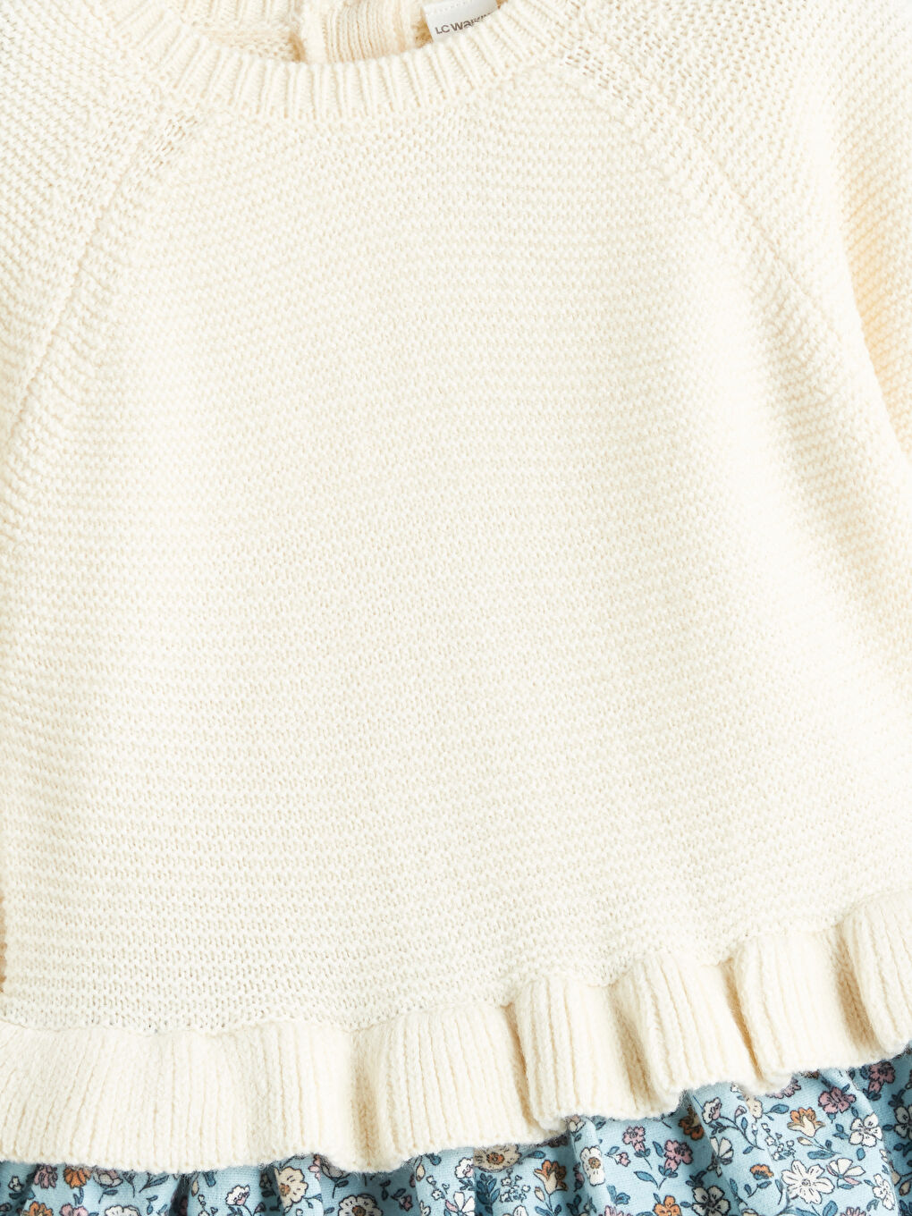 Crew Neck Girls' Knitwear Dress-2