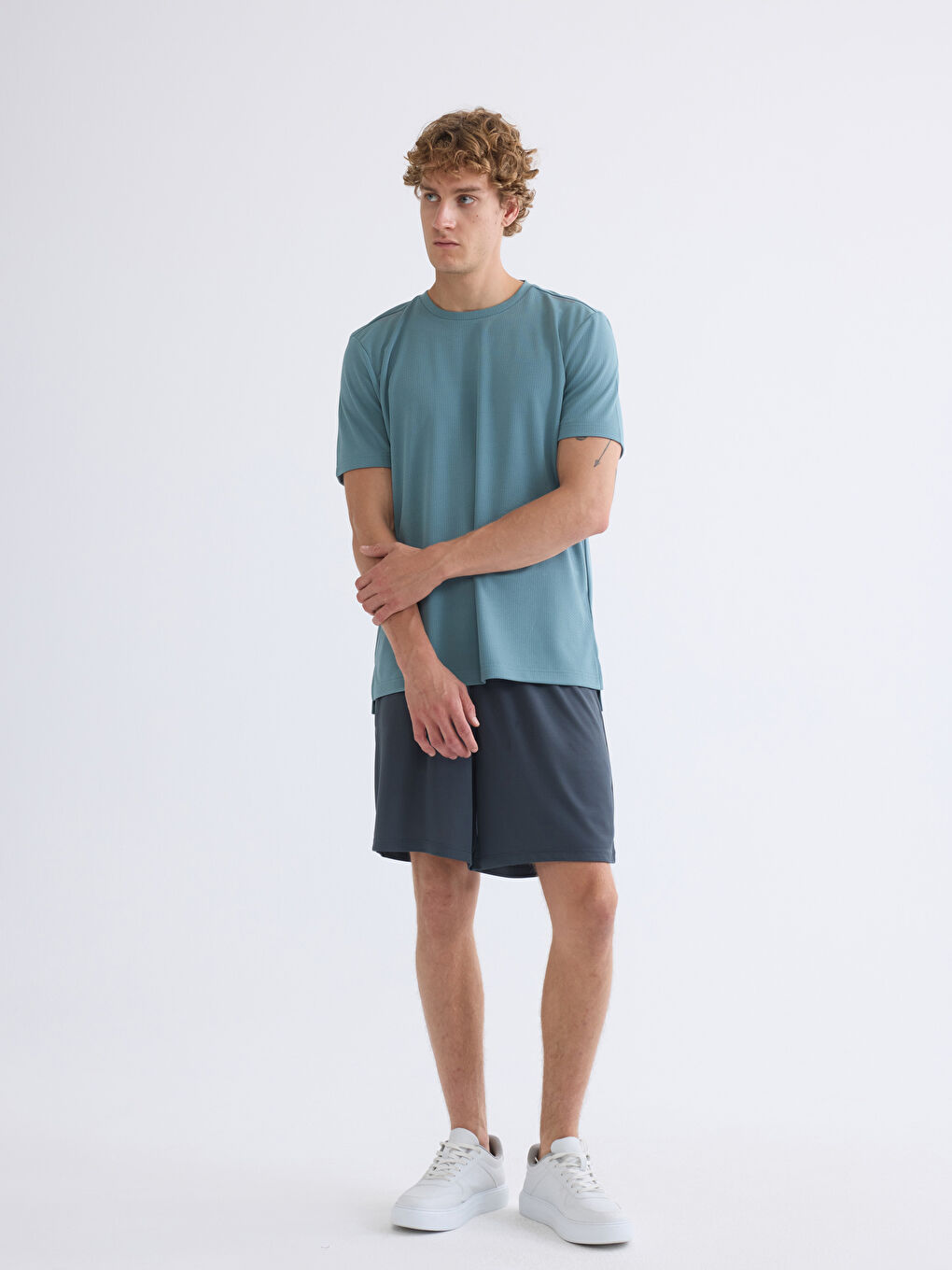 Crew Neck Men's Sports T-Shirt-3