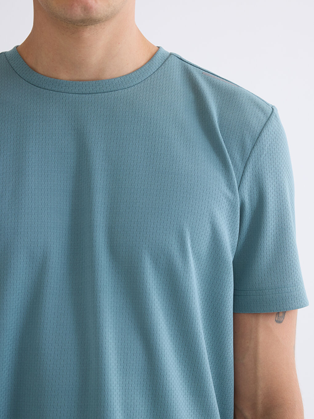 Crew Neck Men's Sports T-Shirt-5