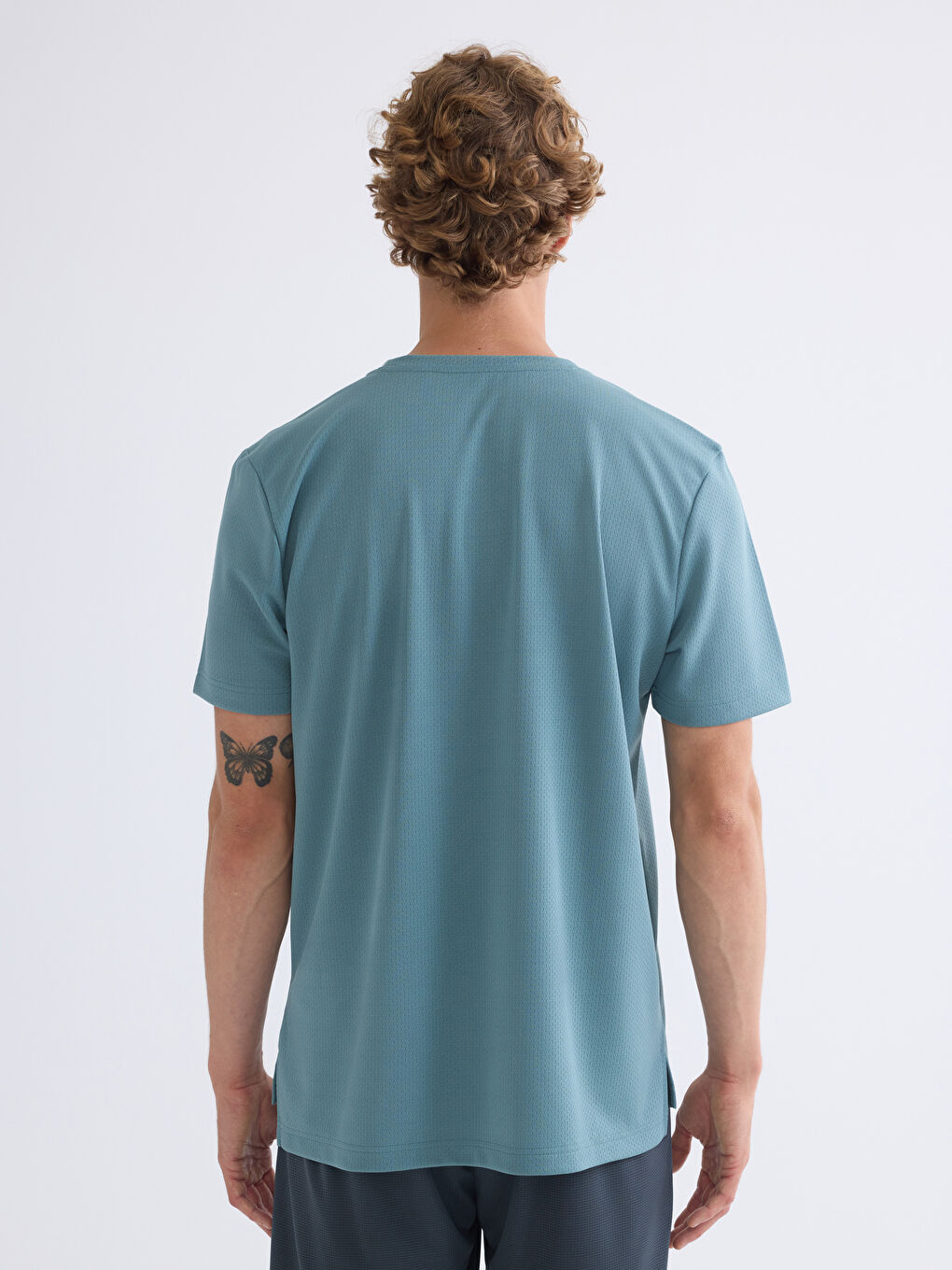Crew Neck Men's Sports T-Shirt-7