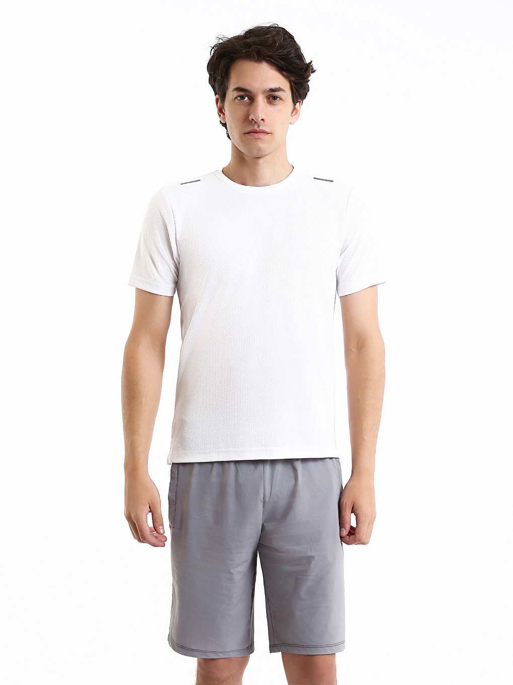 T-shirt de Sport pour Hommes à Col Rond-1