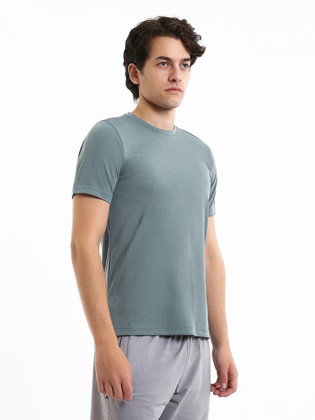 Crew Neck Men's Sports T-Shirt-6