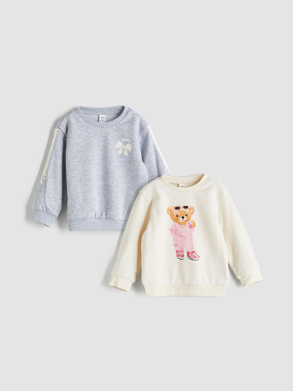 LCW Kids Crew Neck Girls' Sweatshirt -W5AU34Z1-FRC