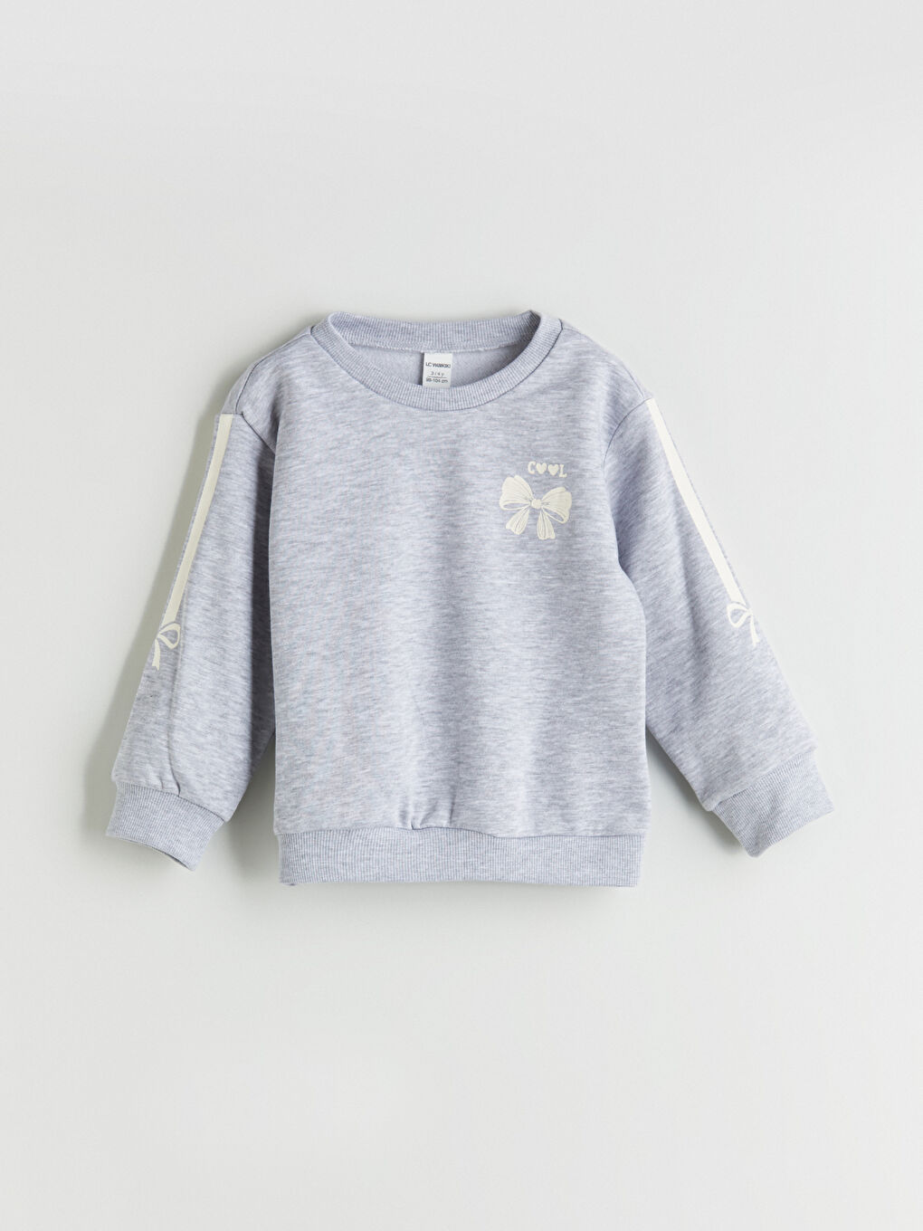 LCW Kids Crew Neck Girls' Sweatshirt -W5AU34Z1-FRC