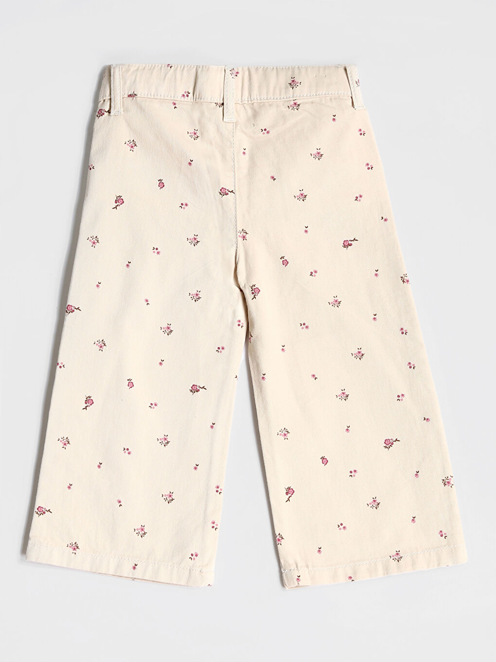 Pantalon Large à Motif Floral pour Filles-1