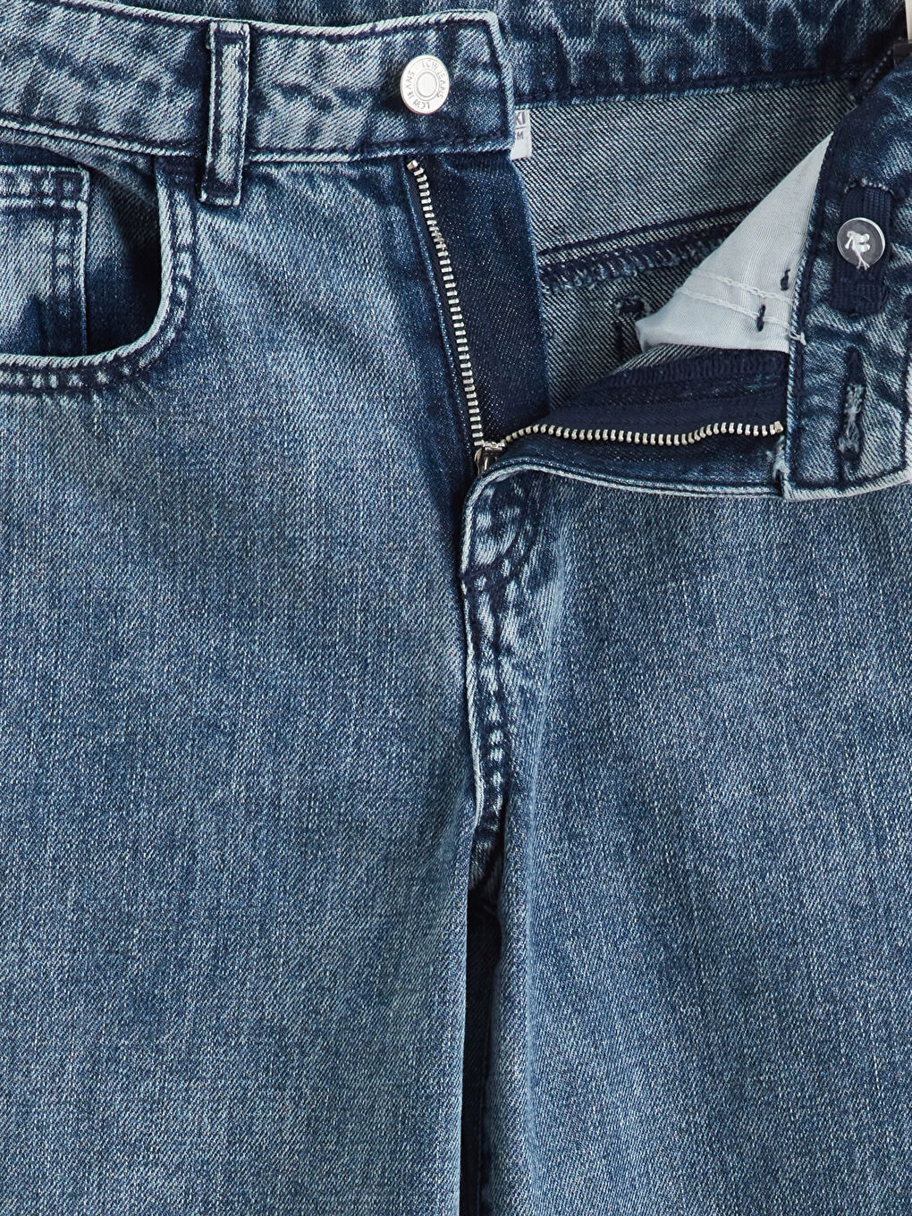 Jeans Filles Jambe Large-2