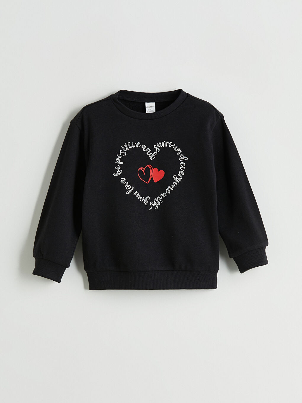 LCW Kids Crew Neck Girls' Sweatshirt -W5AU77Z1-CVL