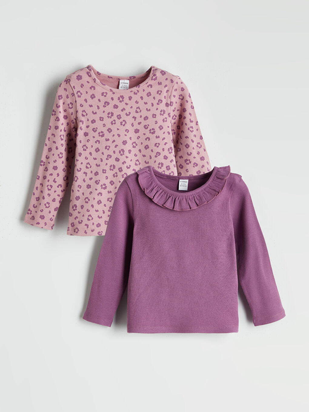 LCW Kids تي شيرت بنات مطبوع بكول مدور -W5AU89Z1-LTH