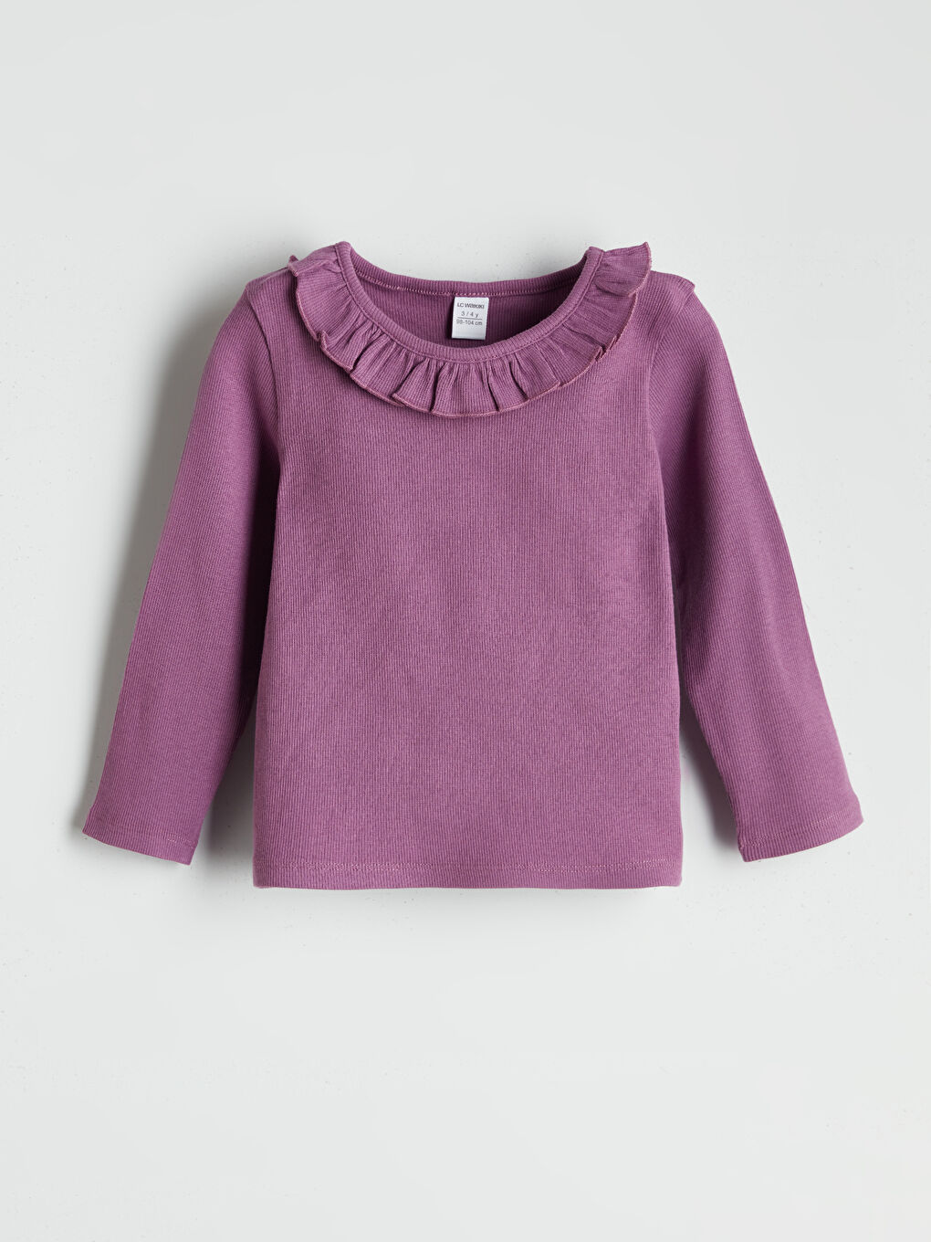 LCW Kids تي شيرت بنات مطبوع بكول مدور -W5AU89Z1-LTH