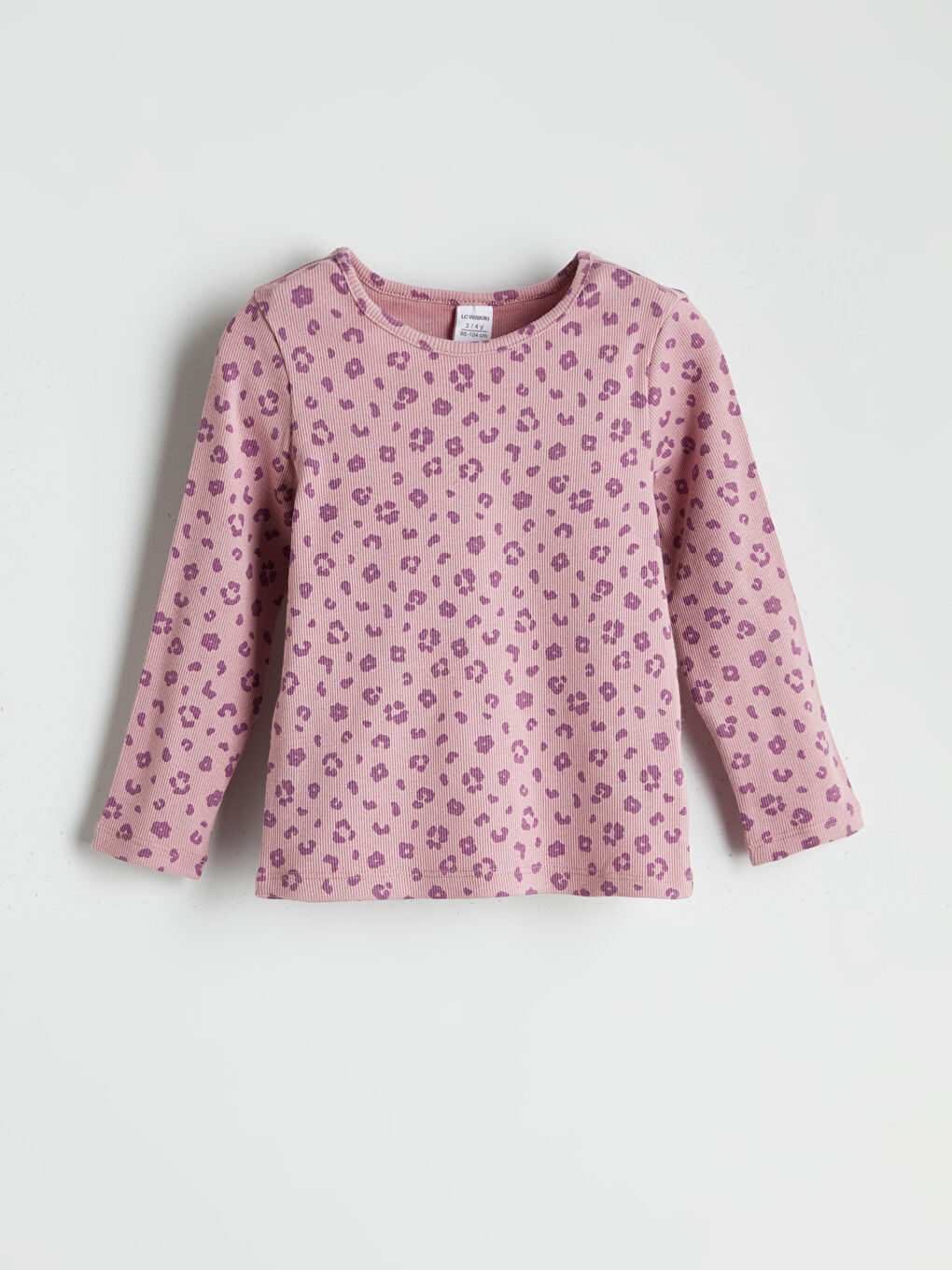 LCW Kids تي شيرت بنات مطبوع بكول مدور -W5AU89Z1-LTH