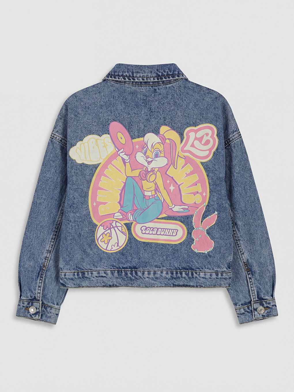 سترة جينز مطبوعة للبنات لولا باني-1