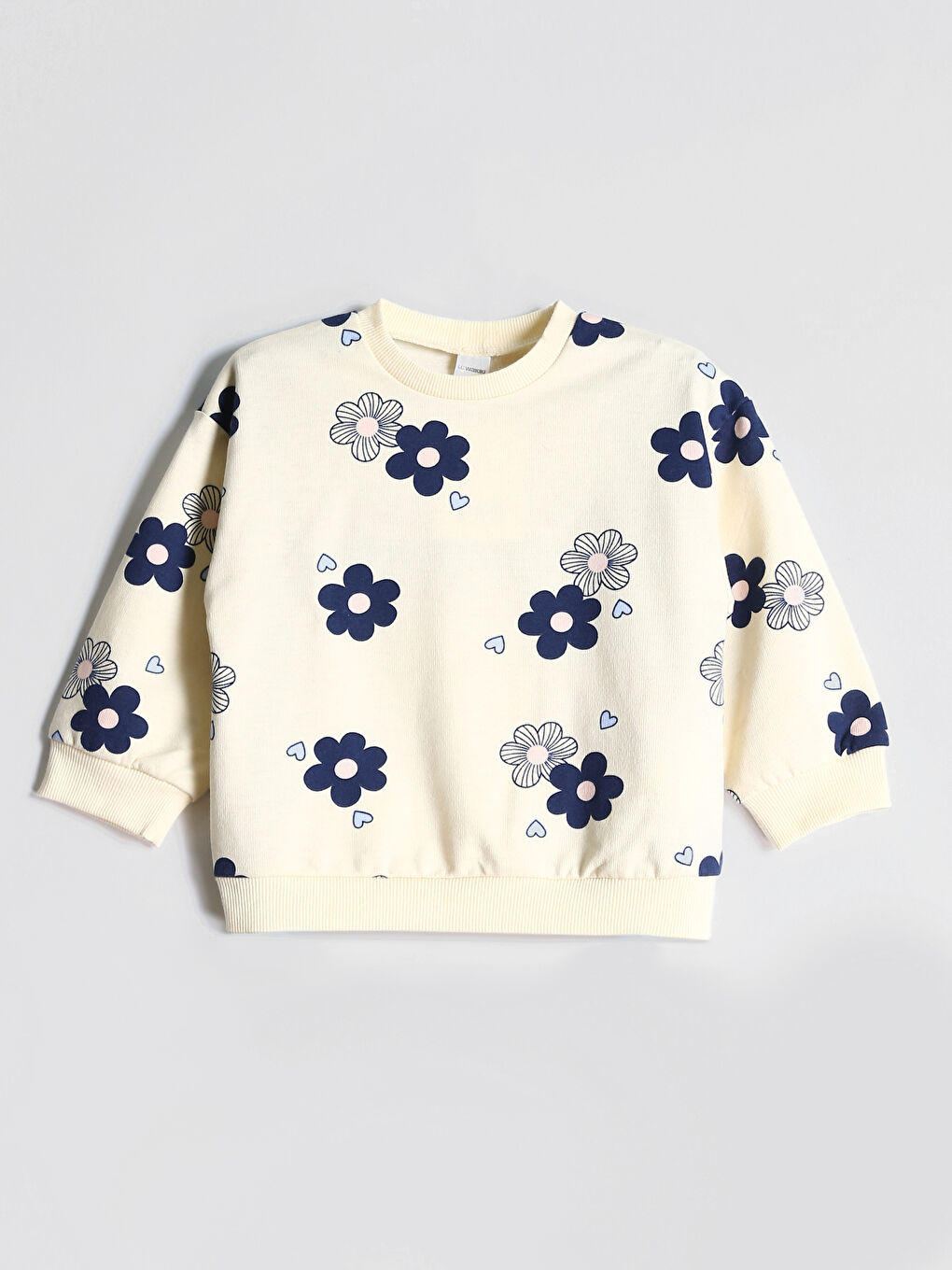 Girl's Floral Sweatshirt
