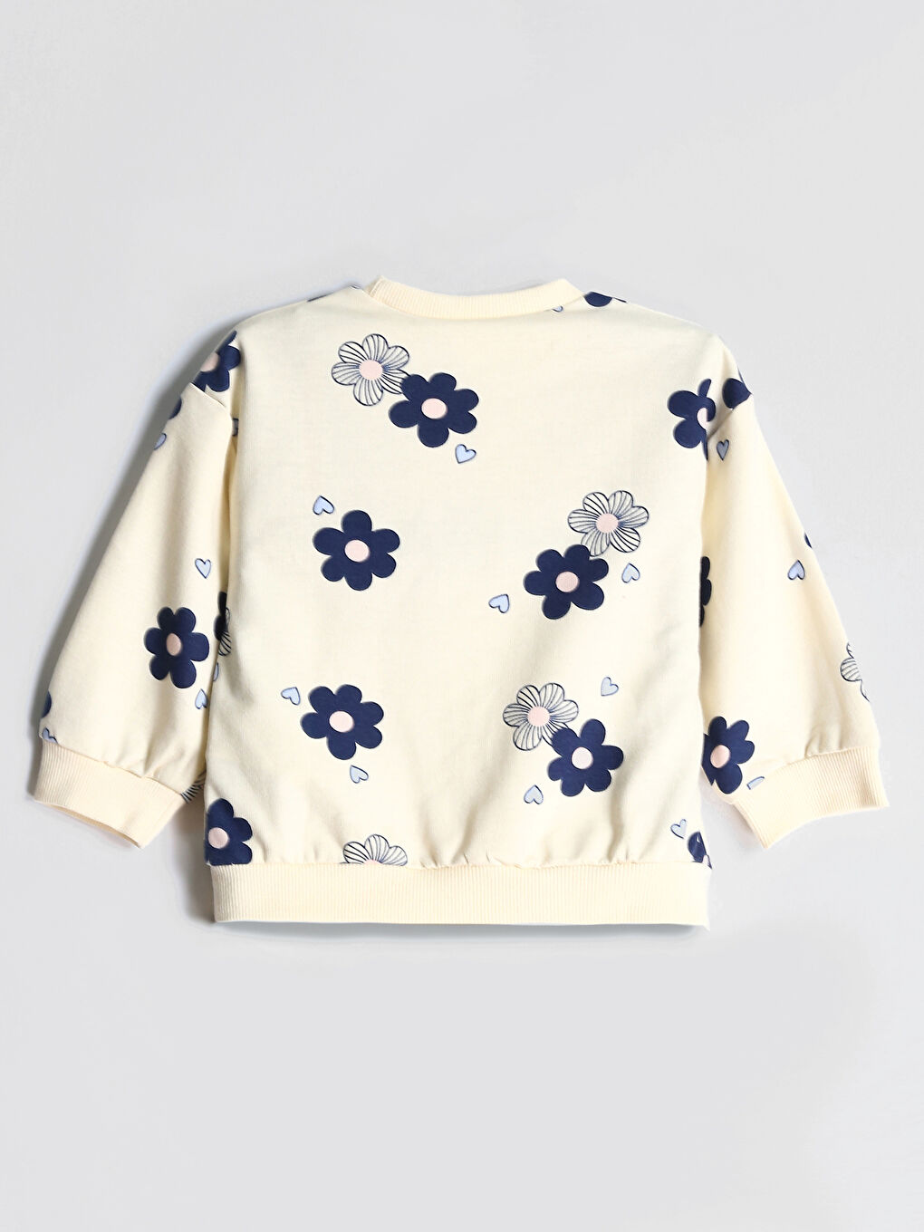 Girl's Floral Sweatshirt-1