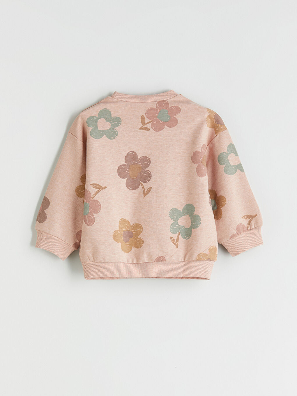 سويتشيرت بنات مطبوع بالورود-2