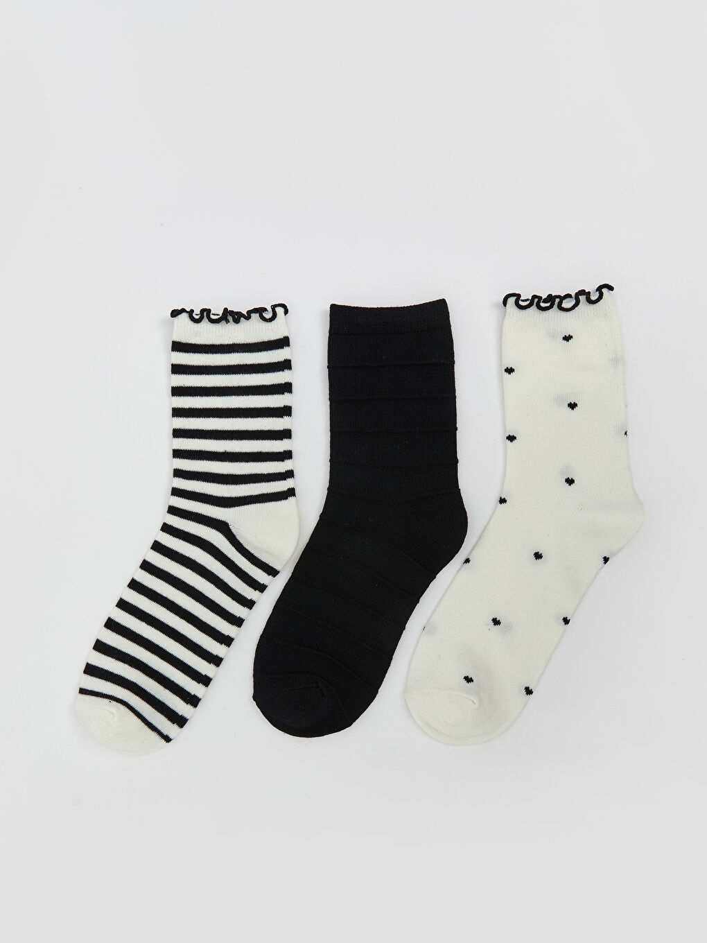 LCW DREAM Patterned Women's Ankle Socks 3-pack -W5AV52Z8-FDU