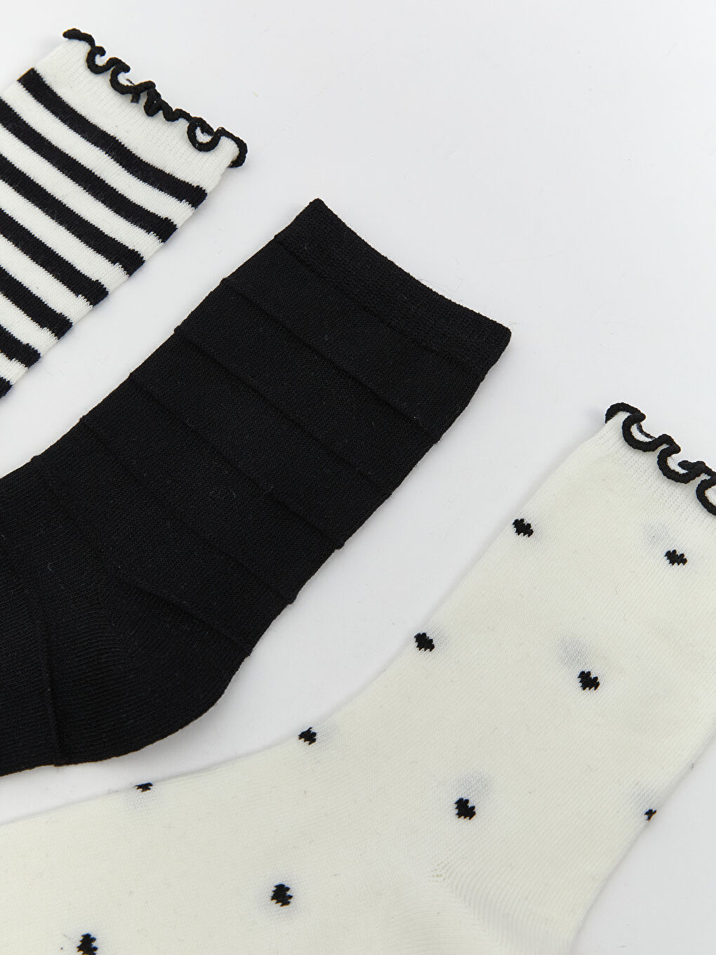 LCW DREAM Patterned Women's Ankle Socks 3-pack -W5AV52Z8-FDU