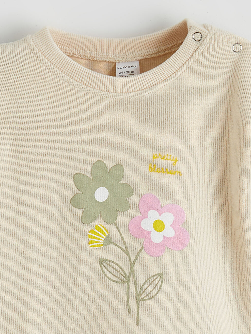 Crew Neck Floral Baby Girls Sweatshirt and Leggings 2 Pack-2