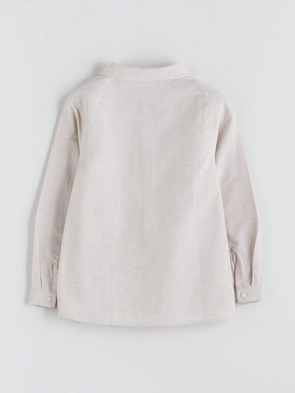 Long Sleeve Basic Boys' Shirt-1