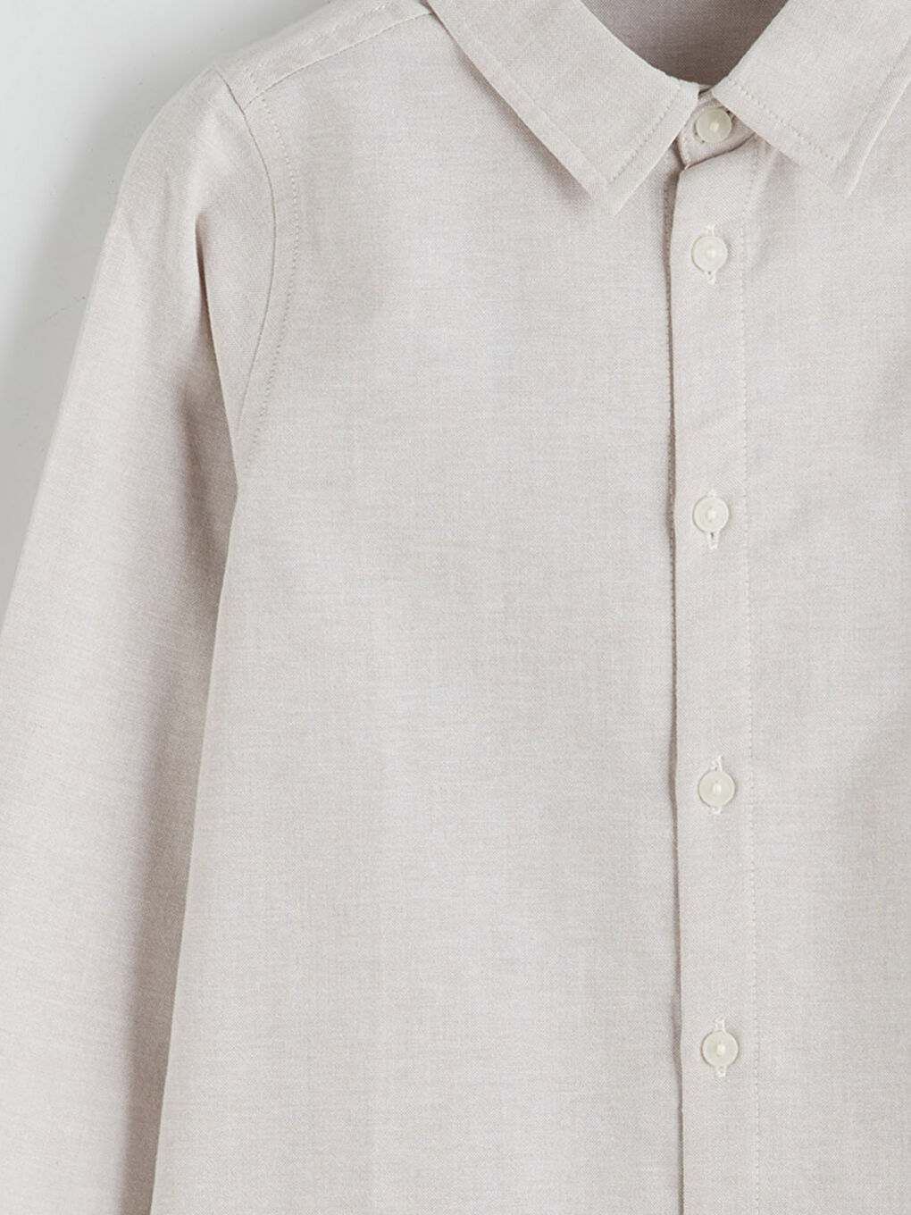 Long Sleeve Basic Boys' Shirt-2