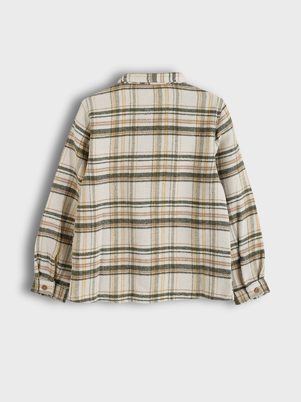 Plaid Patterned Boys' Shirt-1