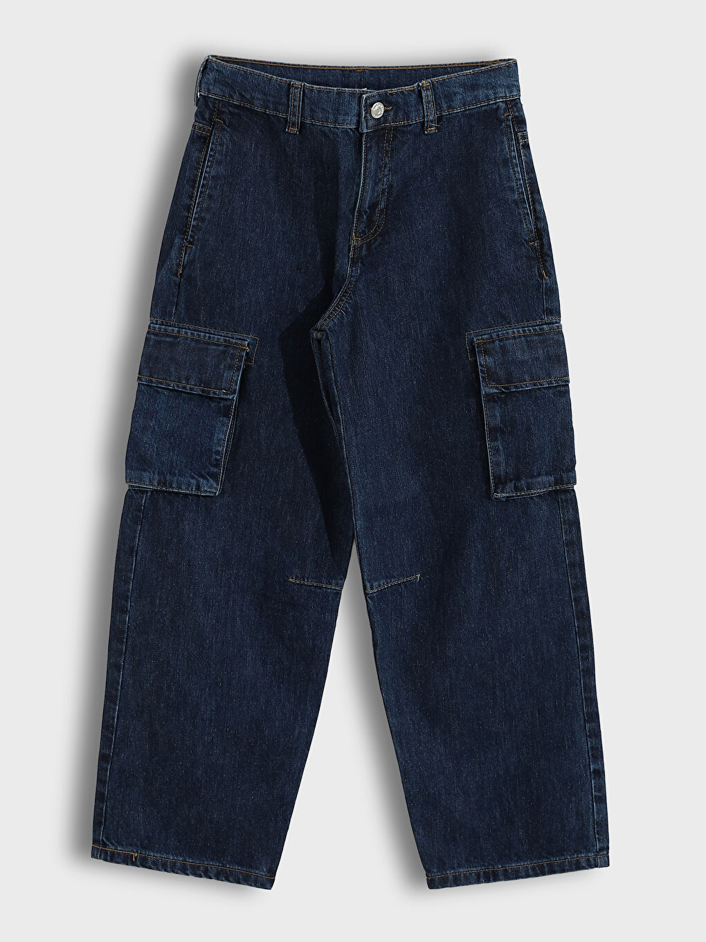 Jean Cargo Coupe Ample pour Garçons