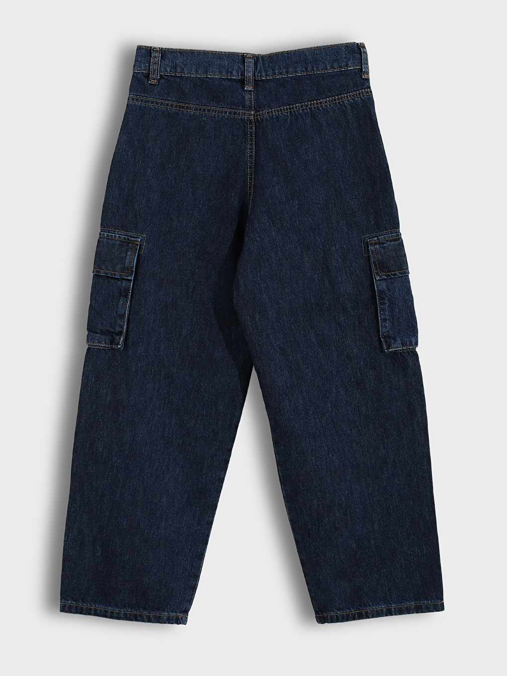 Jean Cargo Coupe Ample pour Garçons-1