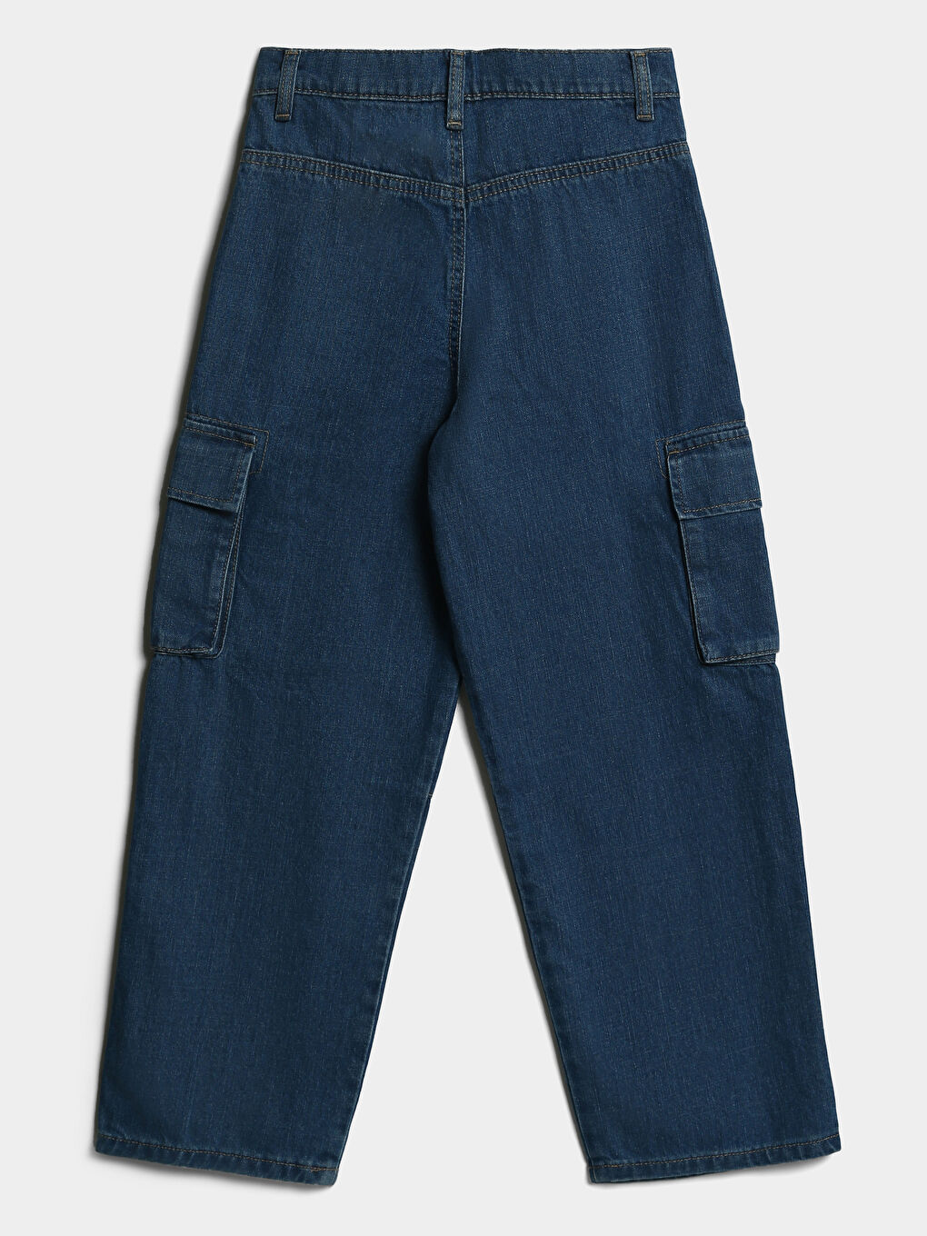 Loose Fit Boys' Cargo Jeans-1