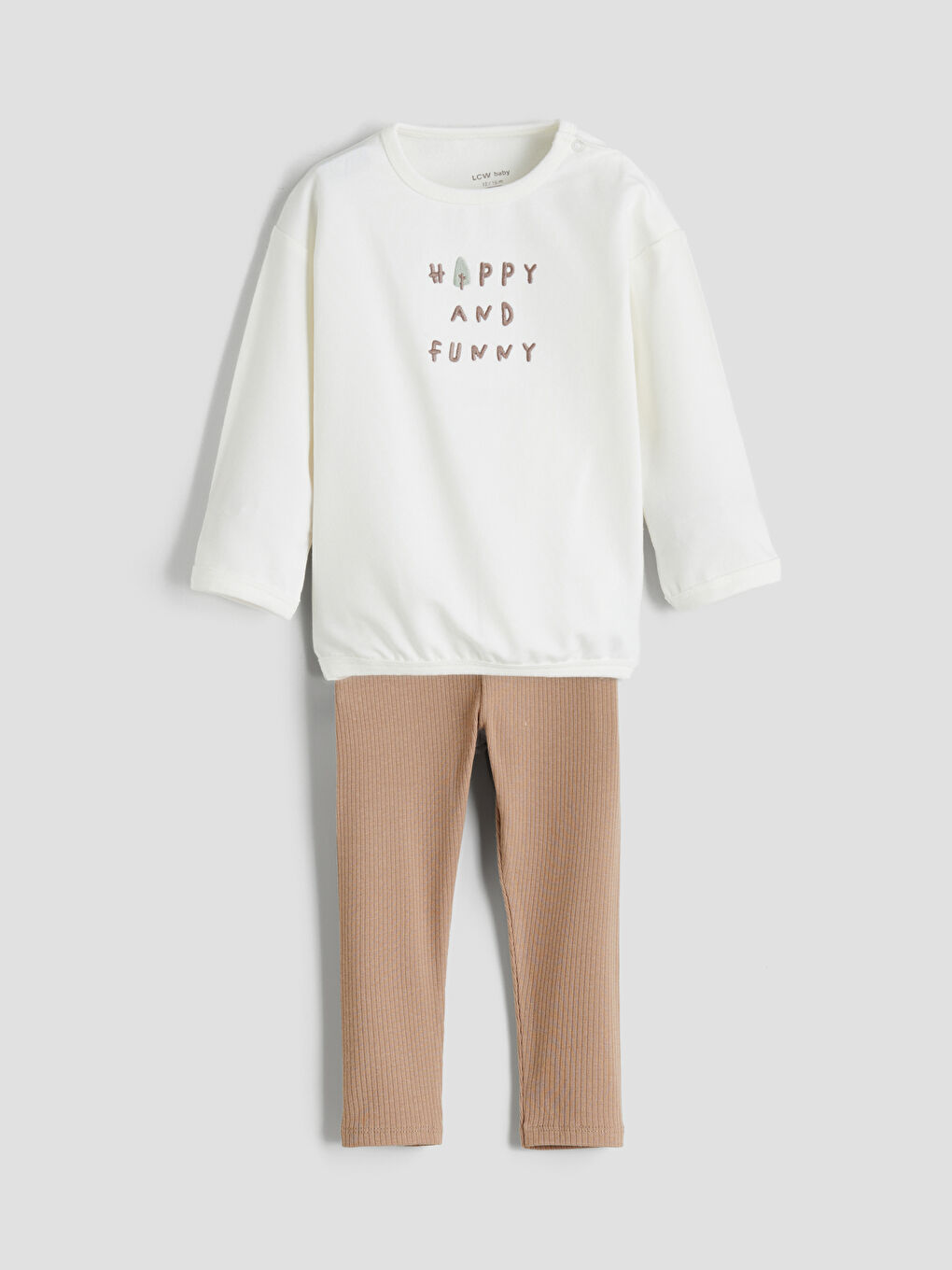 LCW baby Crew Neck Boys' Set -W5AY34Z1-YG7