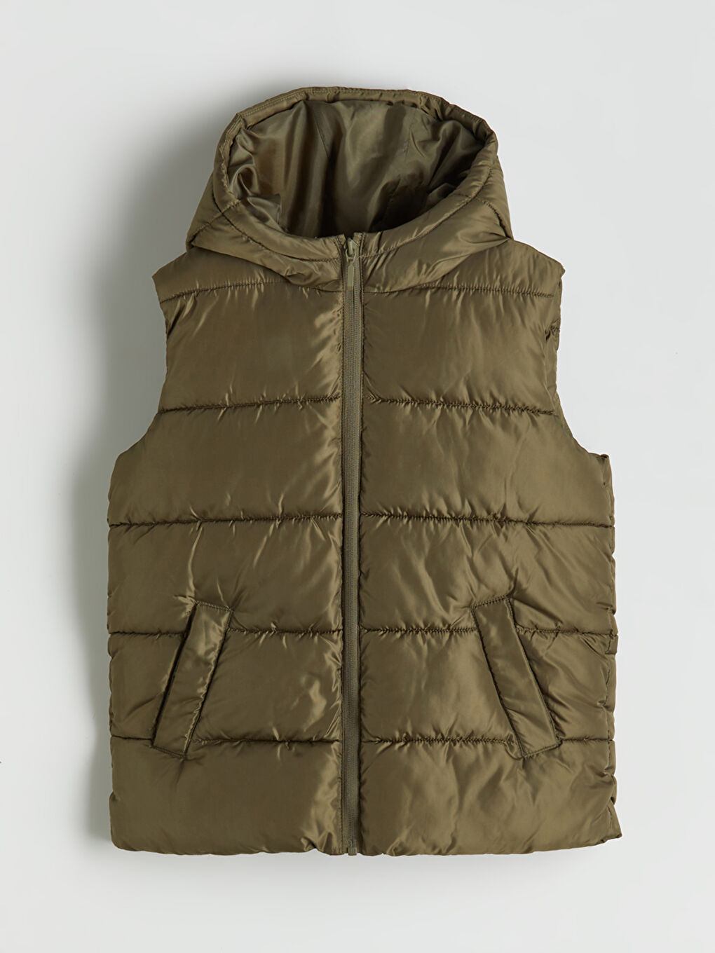 Hooded Boys' Puffer Gilet