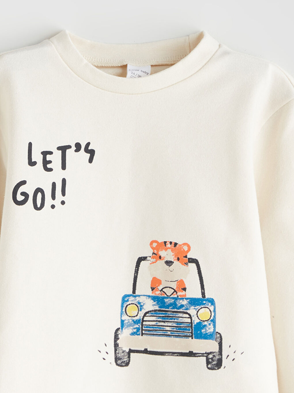 Ensemble de Pyjama pour Bébé Garçons à Col Rond Imprimé-5