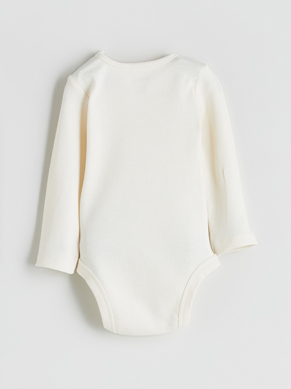 Bej Baskılı Kız Bebek Çıtçıtlı Body-2