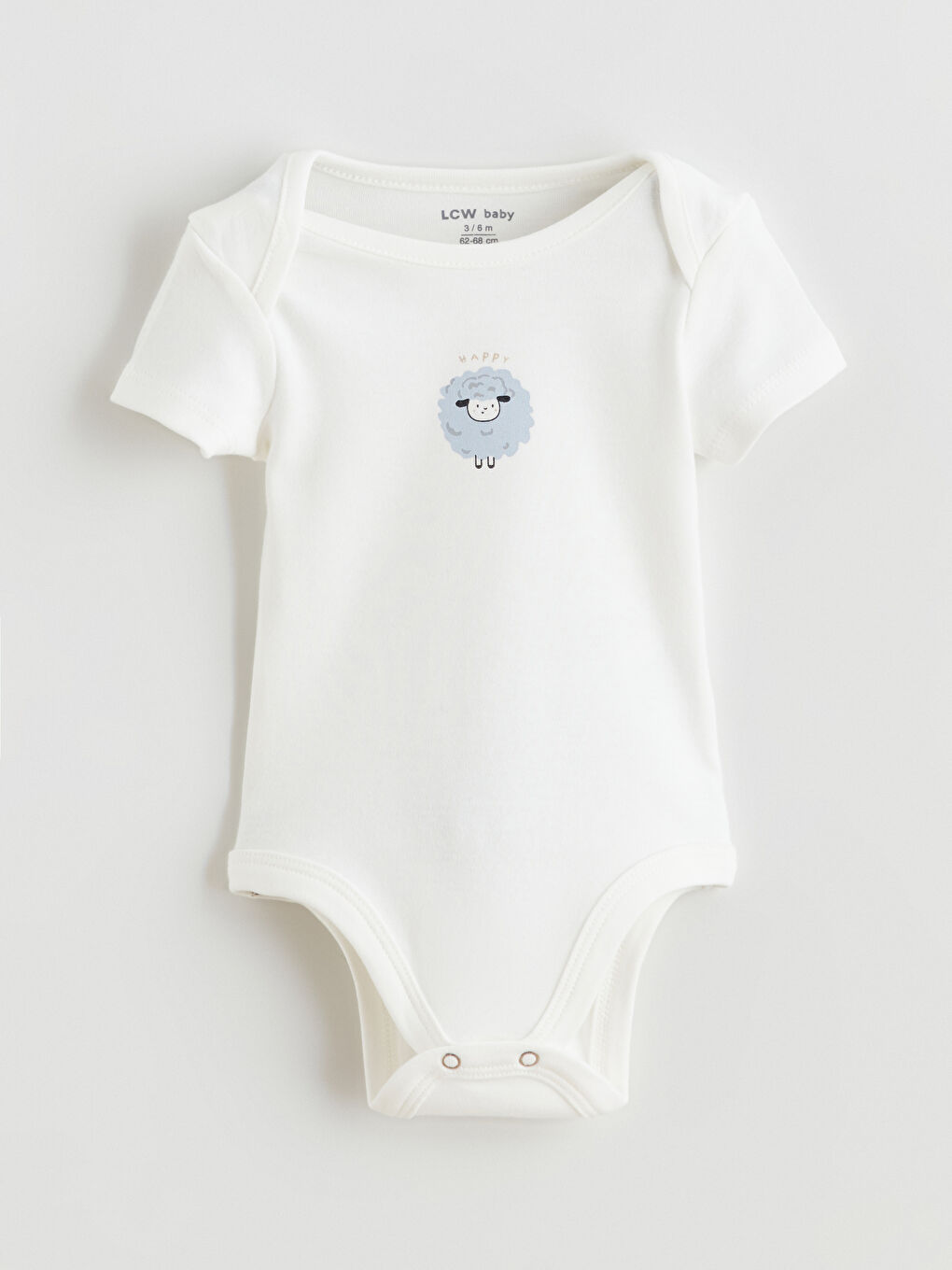 Baby Boys' Romper Snap-Button Bodysuit and Beanie 3-Pack-1