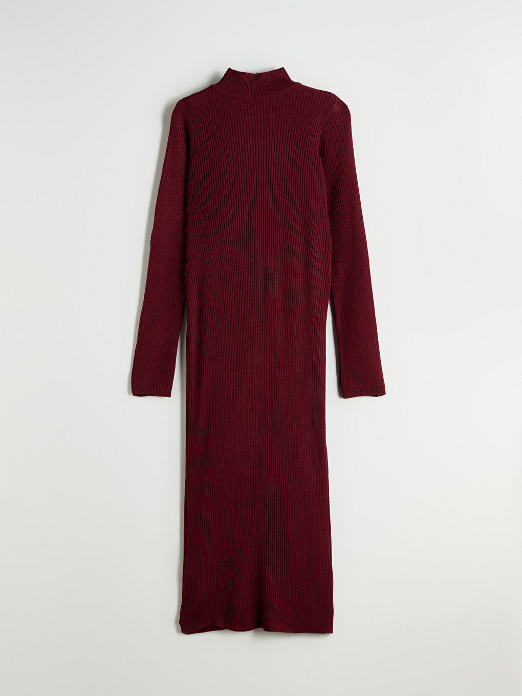 LCWAIKIKI Classic Woman BORDEAUX Dress -W5BA41Z8-CWK