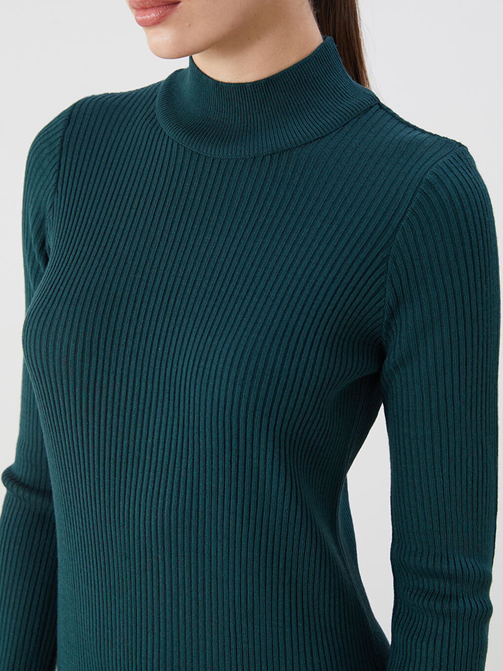 LCWAIKIKI Classic Woman GREEN Dress -W5BA41Z8-D5V