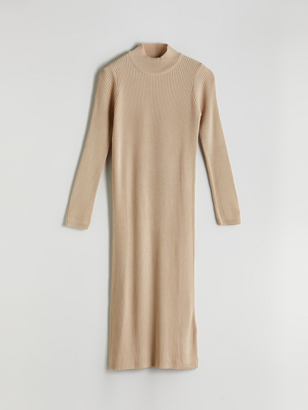 LCWAIKIKI Classic Woman BEIGE Dress -W5BA41Z8-VD9