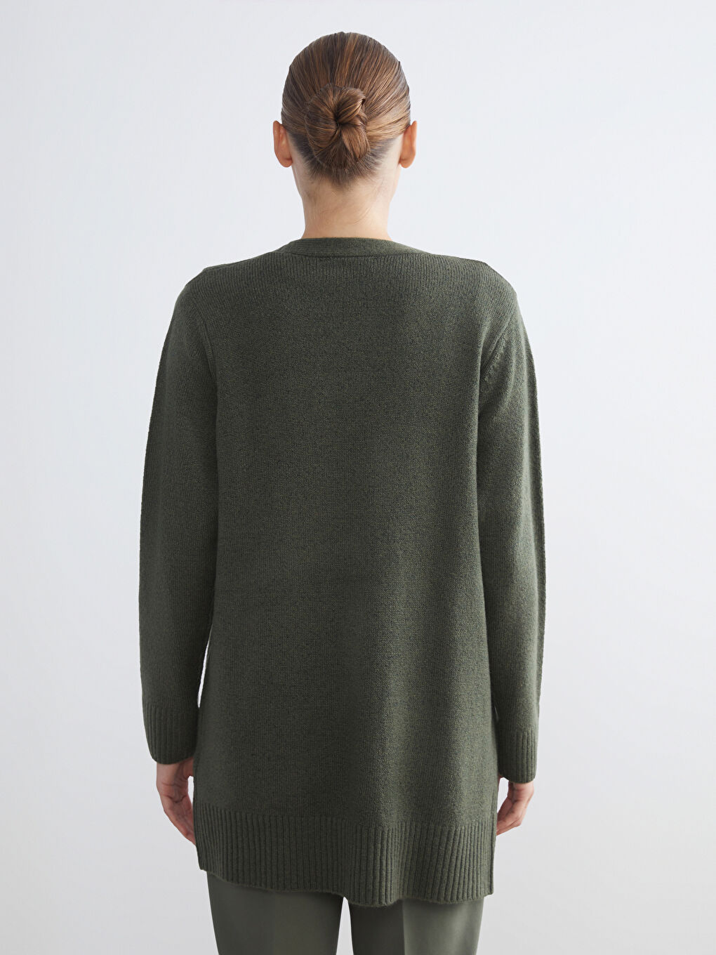 Shawl Collar Women's Knitwear Cardigan-6