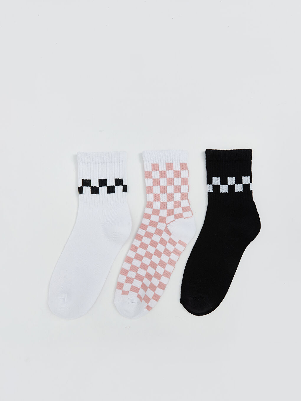 LCW DREAM Patterned Women's Ankle Socks 3-pack -W5BA47Z8-FDU