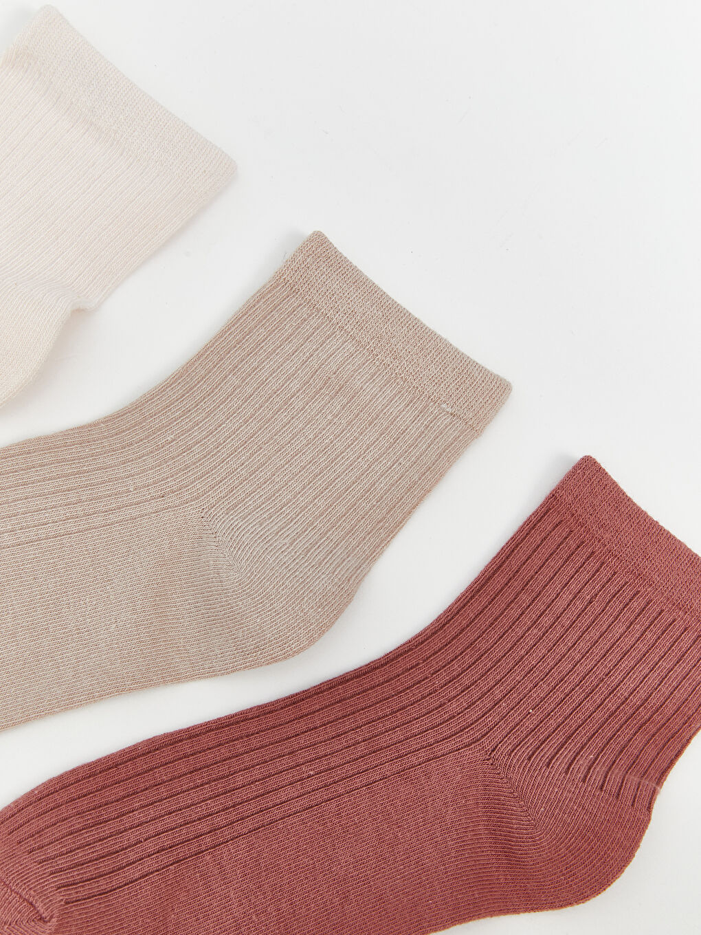 LCW DREAM Women's Plain Ankle Socks 5 Pack -W5BA49Z8-QVN