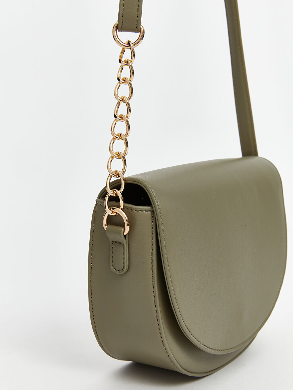 LCW ACCESSORIES Leather-Look Women's Shoulder Bag -W5BA52Z8-GMZ