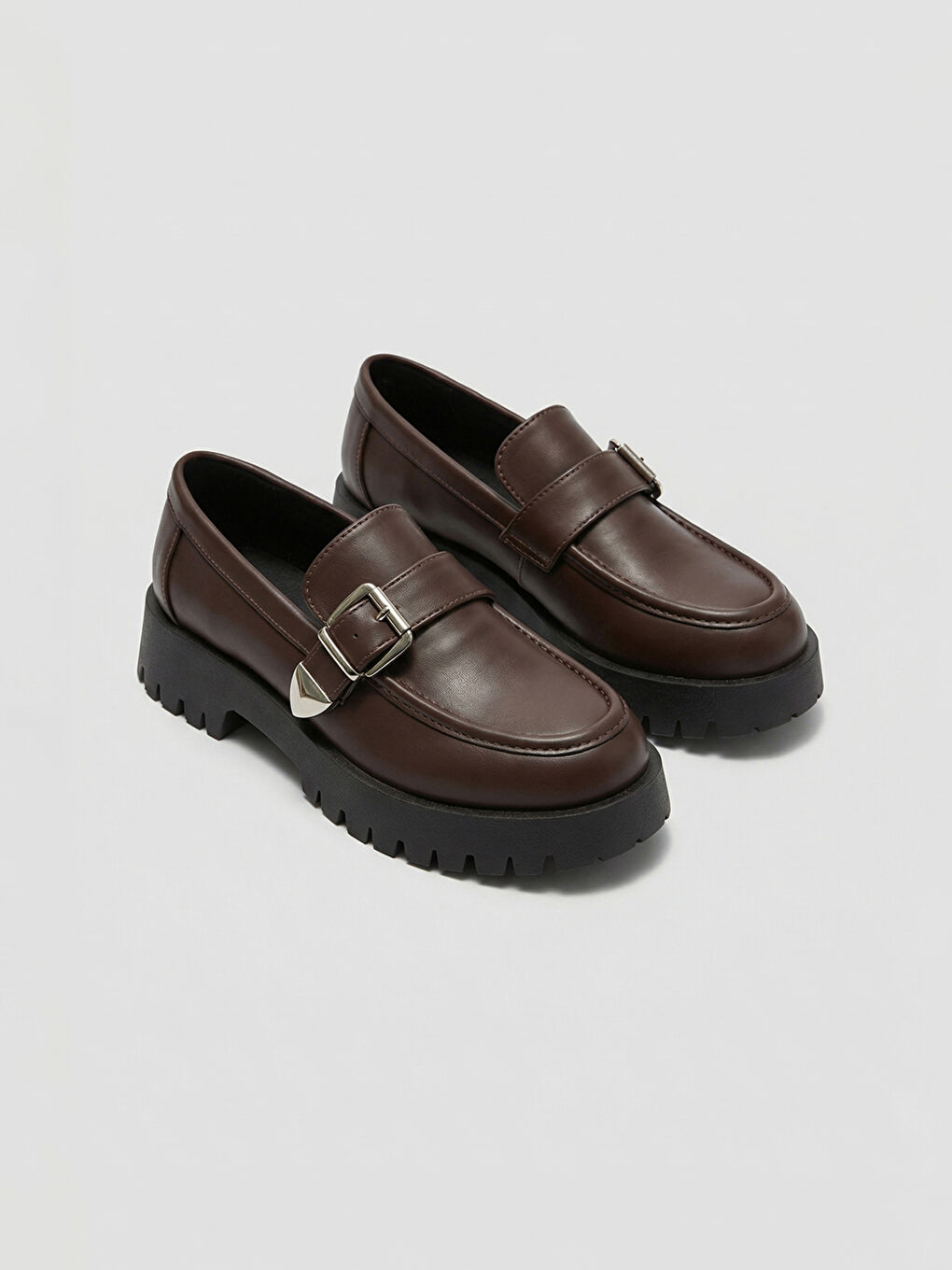 Woman BROWN Suit Shoes